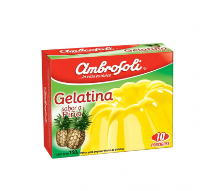 GELATINA AMBROSOLI PIÑA 100  GR 