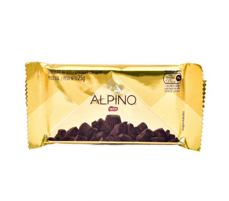 CHOCOLATE ALPINO LECHE 25GR