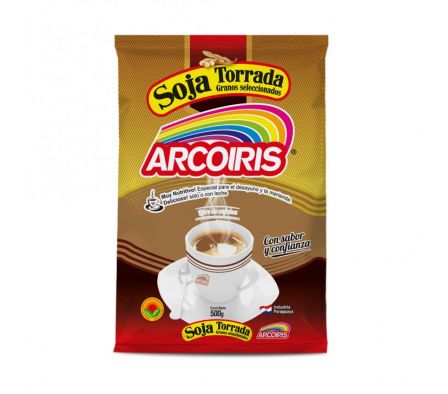 SOJA TORRADO ARCO IRIS PAQ 10 X 500  GR 