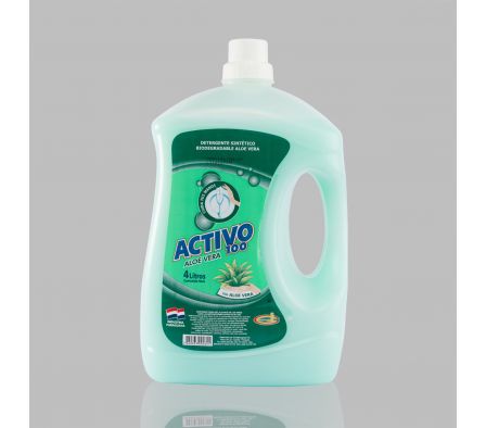 LAVAVAJILLA ACTIVO 100 ALOE BIDON 4 LT 