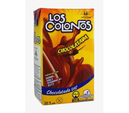 BEBIDA LACTEA CHOCOLATE LOS COLONOS UAT 1 LT