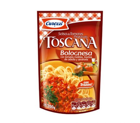 SALSA CAROZZI TOSCANA BOLOGNESA 200  GR