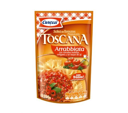 SALSA CAROZZI ARRABIATA TOSCANA 200  GR