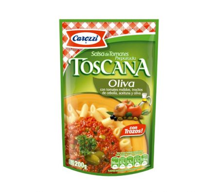 SALSA OLIVA CAROZZI TOSCANA 200  GR