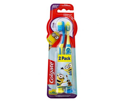 CEPILLO DENTAL COLGATE SMILES 2 A 6 AÑOS MINION 