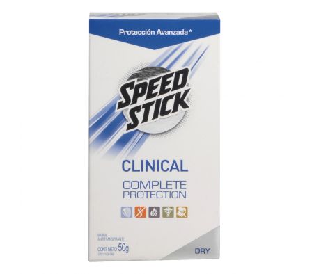 DESODORANTE SPEED STICK CLINICAL BARRA 50  GR
