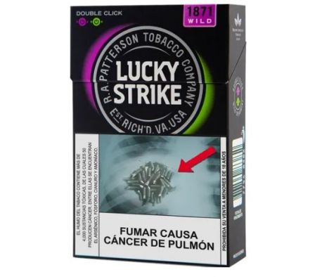 CIGARRILLO LUCKY S. D.CLICK WILD 20 S.