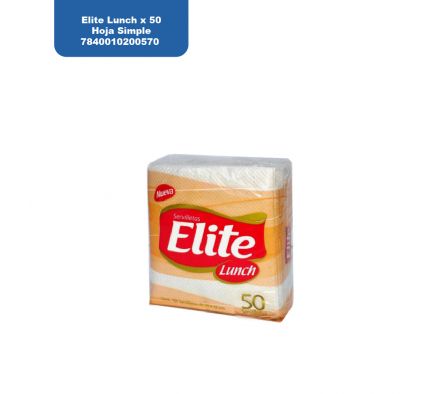 SERVILLETA ELITE LUNCH 24 X 22 CM  50 UNIDADES