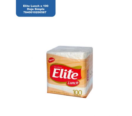 SERVILLETA ELITE LUNCH 24X22X100 UNIDADES