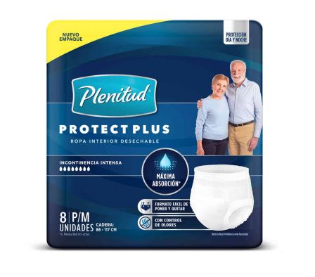 PAÑAL PLENITUD ROPA ACT.PLUS.P/M - 8 UN.