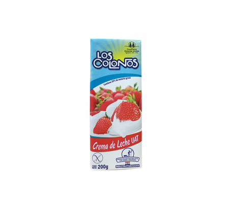 CREMA LECHE LOS COLONOS UAT 200  GR