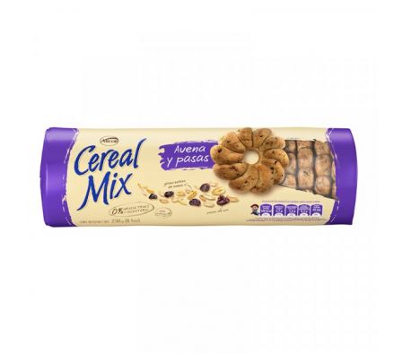 GALLETITA CEREAL MIX AVE PASAS 207gr