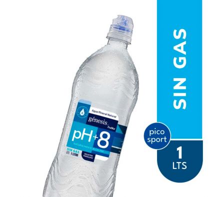 AGUA MINERAL SIN GAS GENESIS 1 LT 