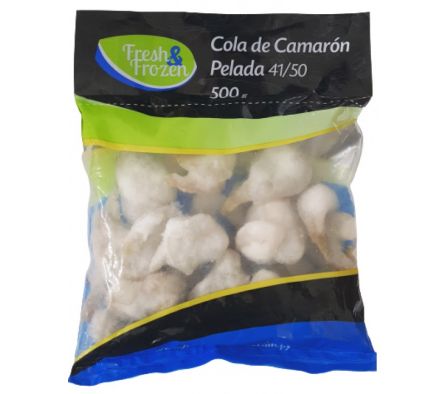 COLA DE CAMARON PELADA 41 50 500  GR