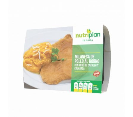 MILANESA POLLO CON PURE ZAPARA CAL 320  GR