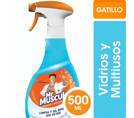 LIMPIA VIDRIOS MR MUSCULO  GATILLO 500 ML