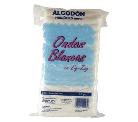ALGONDON ONDA BLANCA ZIG ZAG CLASICO 65  GR