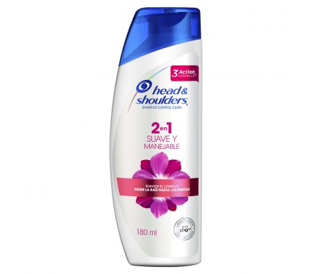 SHAMPOO HEAD & SHOULDERS SUAVE MAN 180 ML