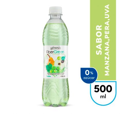 AGUA F GENESIS FIBER  GREEN 500 ML
