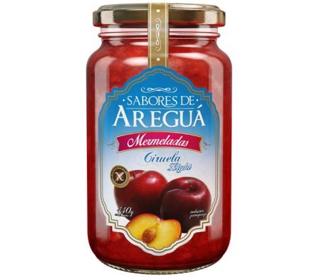MERMELADA SABORES DE  AREGUA LIGHT CIRUELA 350 GR
