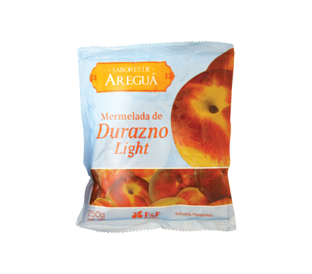 MERMELADA SAB.AREGUA LIGHT DURAZNO 250GR