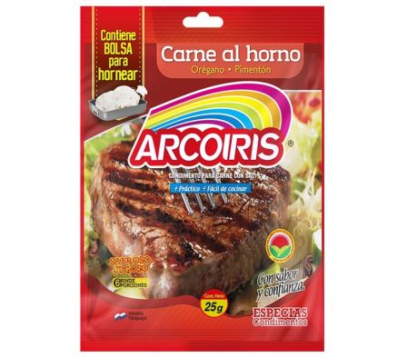 CONDIMENTO ARCOIRIS PARA CARNE 25GR