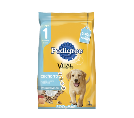 ALIMENTO PERRO PEDIGREE CACHORRO SANO CREC. 3 KG
