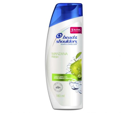 SHAMPOO HEAD & SHOULDERS MANZANA FRESH 180 ML