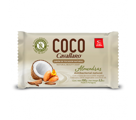 JABON TOC.CAVALLARO 100gr COCO Y ALMENDRA