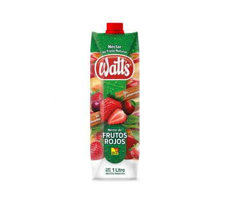 JUGO WATTS FRUTOS ROJOS 1 LT