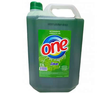DETERGENTE ONE LIMON 5 LT