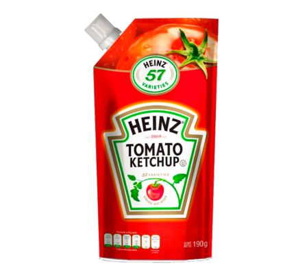 KETCHUP HEINZ DOY PACK 190GR