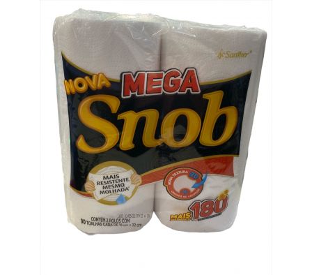 TOALLA MEGA SNOB 2 ROLLOS x120