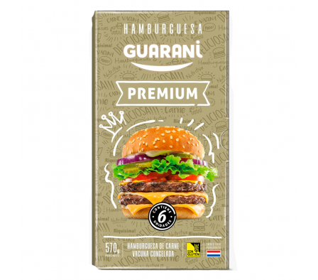 HAMBURGUESAS GUARANI PREMIUM X 6 UNIDADES