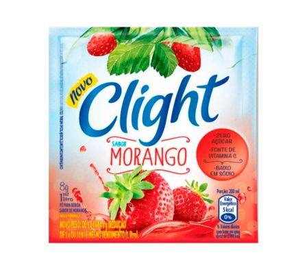REFRESCO CLIGHT MORANGO 8 GR 