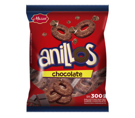 GALLETITA ANILLOS CHIPS CHOCOLATE 300GR