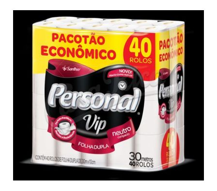 PAPEL HIGIENICO PERSONAL VIP 40X30 MT ECO