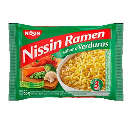 FIDEOS NISSIN VERDURAS 85 GR