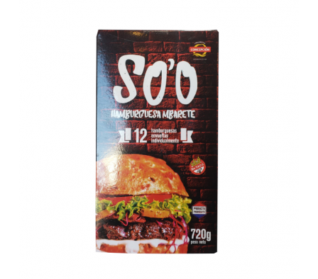 HAMBURGUESAS SO'O X 12 UNID CONCEPCION