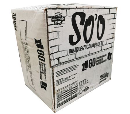 HAMBURGUESAS SO'O x60un