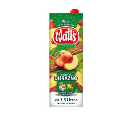 JUGO WATTS DURAZNO TETRA 1.5 LT
