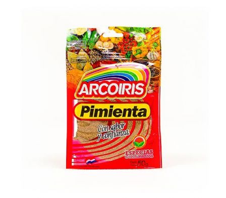 PIMIENTA MOLIDA ARCOIRIS 50  GR