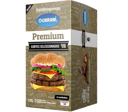 HAMBURGUESAS PREMIUM X 12 UNIDADES