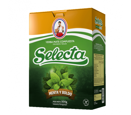 YERBA SELECTA MENTA BOLDO 500  GR