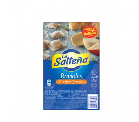 RAVIOLES 4 QUESOS LA SALTEÑA X UNIDAD