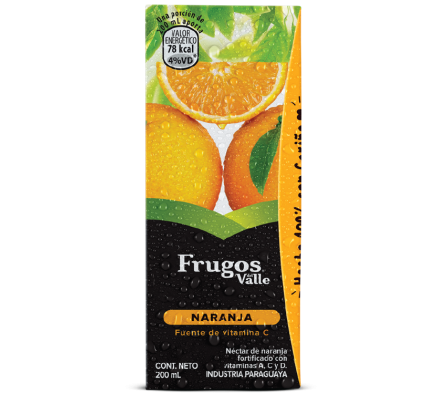 JUGO FRUGOS DE VALLE NARANJA 200 ML