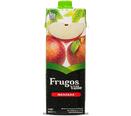 JUGO FRUGOS DEL VALLE MANZANA 1 LT