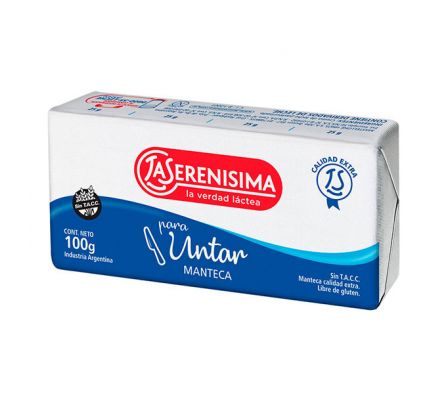MANTECA SERENISIMA EXTRA 100  GR