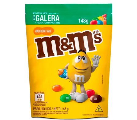 CHOCOLATE CON MANI M&M BOLSA 148  GR
