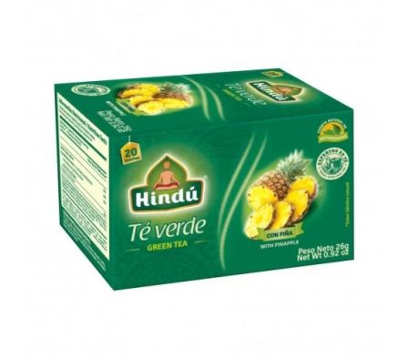 TE VERDE HINDU CONPIÑA 20   SAQUITOS 
